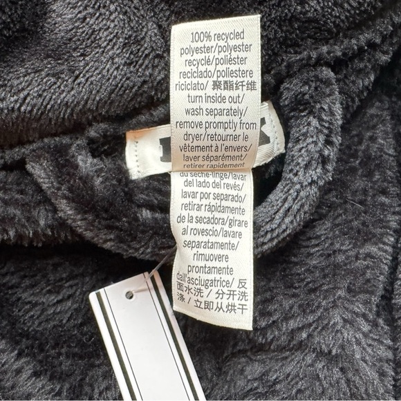 Victoria’s Secret PINK Plush Black Robe – Size M/L - Picture 10 of 12